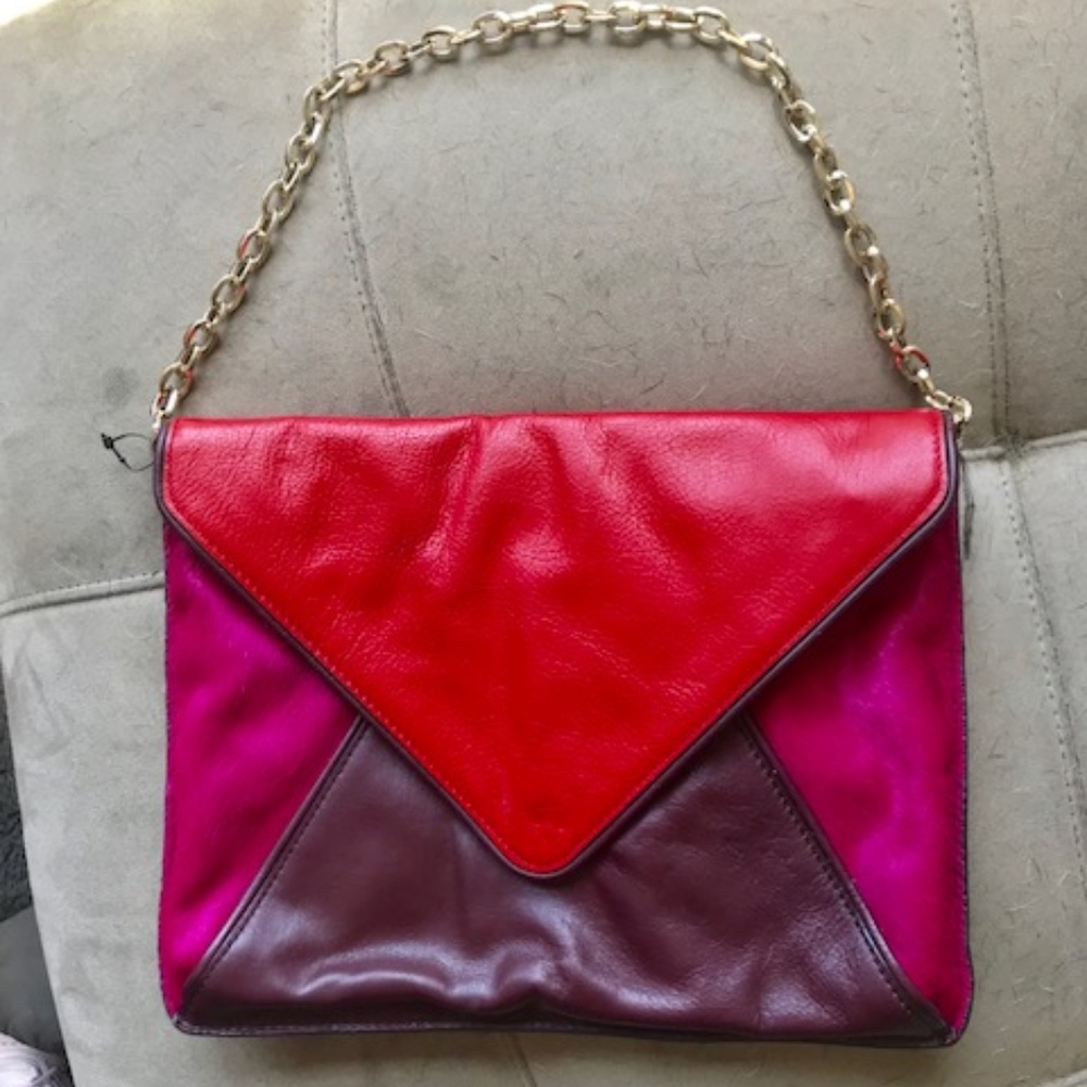 BANANA REBUBLIC SHOULDER BAG REMOVABLE CHAIN STRAP